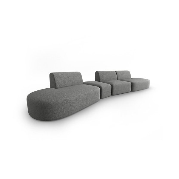 Canapea gri 412 cm Shane – Micadoni Home-image-1