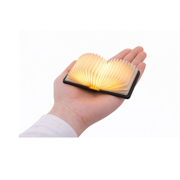 Decorațiune luminoasă neagră portabilă cu USB BookLight – Gingko-image-3
