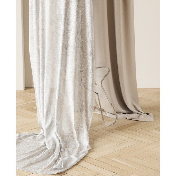 Perdele albe 2 buc. 132x213 cm Sheera – Umbra-image-4