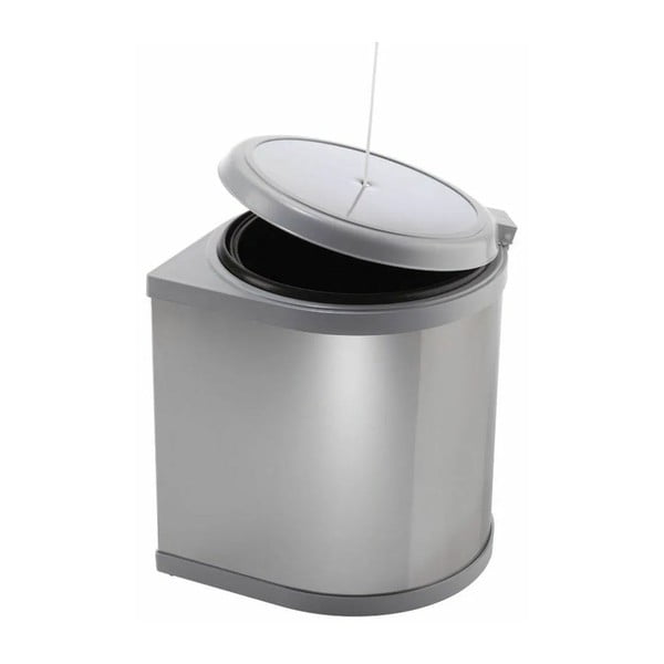 Coș de gunoi pentru deșeuri separate/încorporat din oțel inoxidabil 10 l Ring - Elletipi