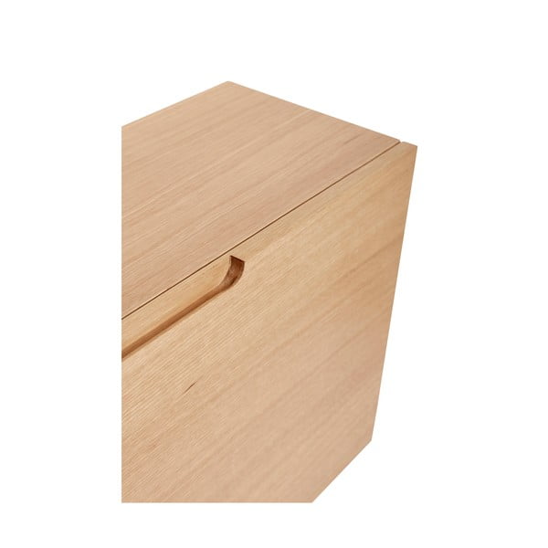 Pantofar cu deschidere înclinată de perete din lemn de stejar Collect – Hübsch-image-3