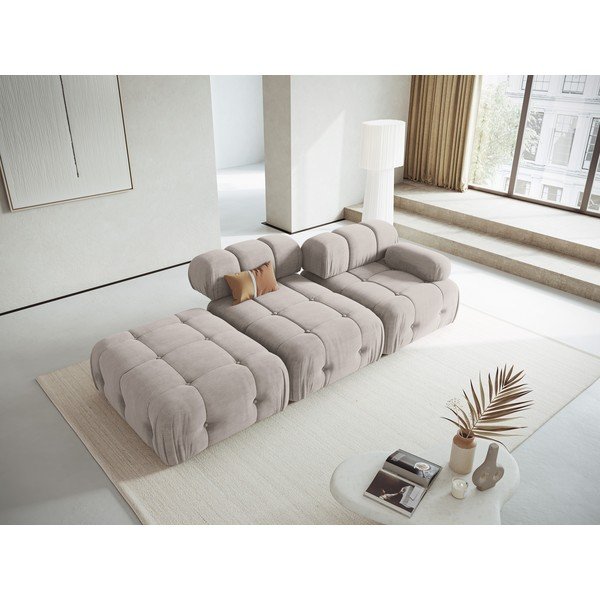Șezlong gri deschis Ferento – Cosmopolitan Design-image-1
