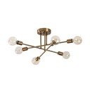 Plafonieră aurie 64x64 cm Flower – Opviq lights