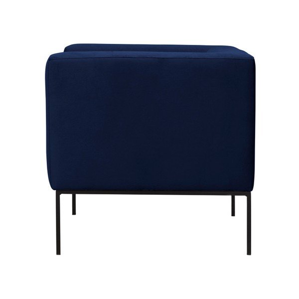 Fotoliu din catifea Windsor & Co Sofas Neptune, albastru închis-image-3