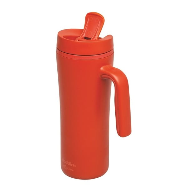 Cană de voiaj din plastic Aladdin eCycle Flip-Seal™, 350 ml, roșu