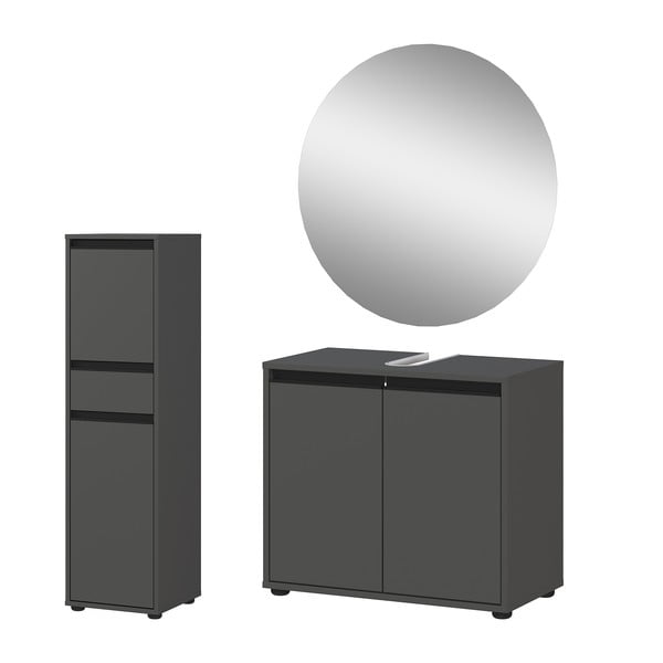 Set mobilă de baie gri antracit Lemont – Germania