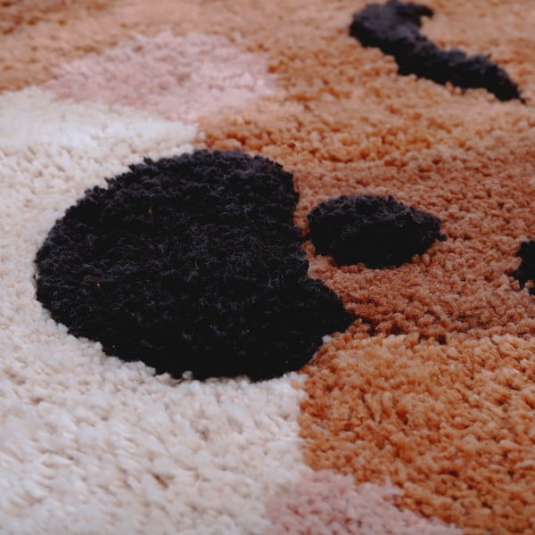 Covor din bumbac lucrat manual pentru copii Nattiot Little Cheetah, 65 x 125 cm-image-1