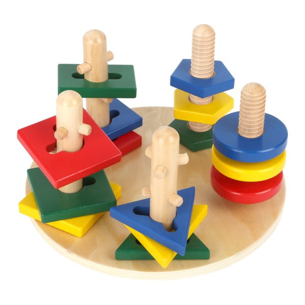 Jucărie motrică din lemn Legler Towers