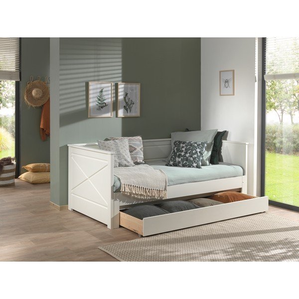 Sertar pentru sub pat de copii  alb PINO – Vipack-image-1