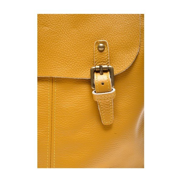 Rucsac din piele galben – Roberta M-image-1
