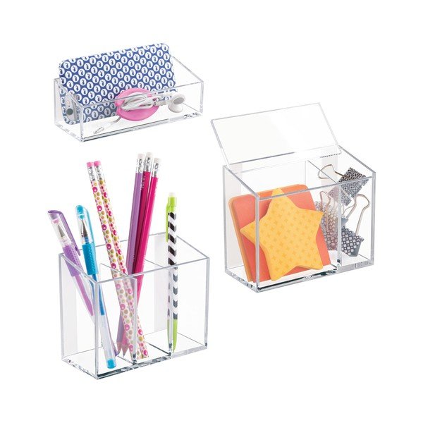 Set 3 organizatoare InterDesign Affix Vanity-image-4