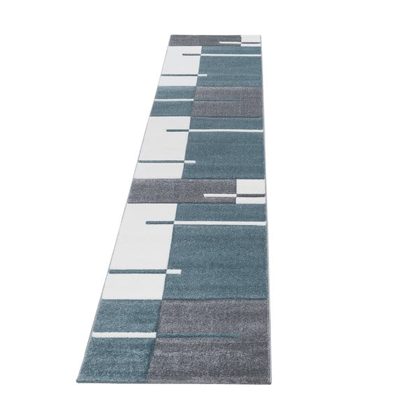 Covor tip traversă albastru/gri 80x300 cm Hawaii – Ayyildiz Carpets