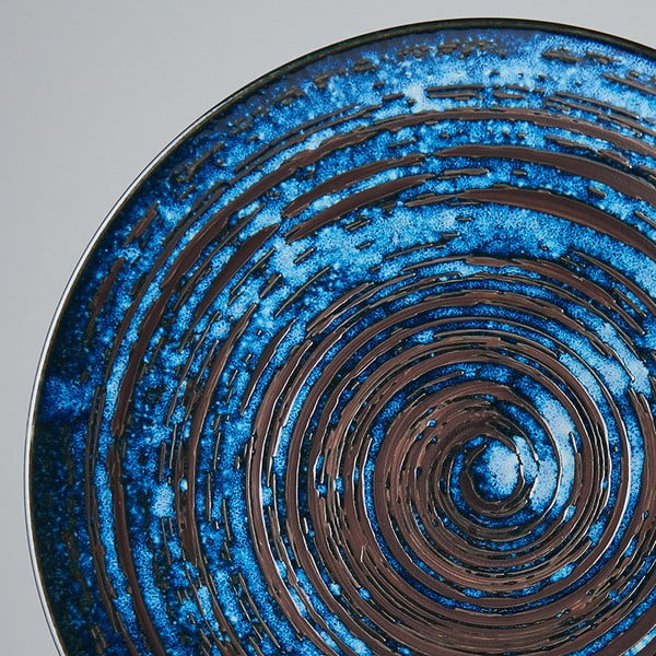 Farfurie din ceramică MIJ Copper Swirl, ø 29 cm, albastru-image-2