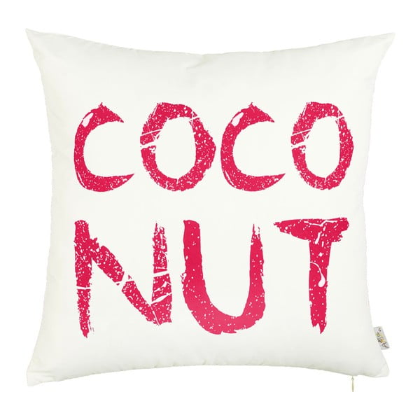 Față de pernă Mike & Co. NEW YORK Coconut, 43 x 43 cm, roz-alb