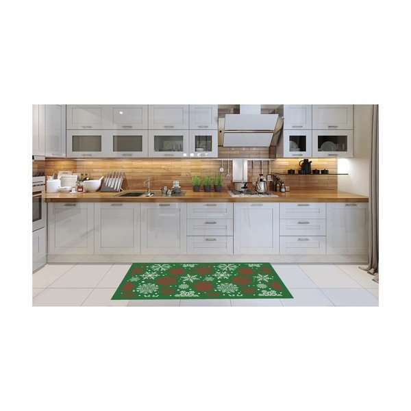 Traversă de masă Crido Consulting Frost in Window, lungime 100 cm, verde-image-1