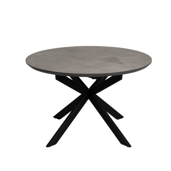 Masă de dining rotundă extensibilă cu blat suplimentar ø 120 cm Rocía – Ixia