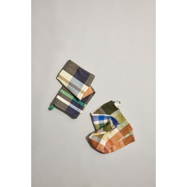 Prosoape de vase 2 buc. din bumbac 50x70 cm Playful – Hübsch-image-1