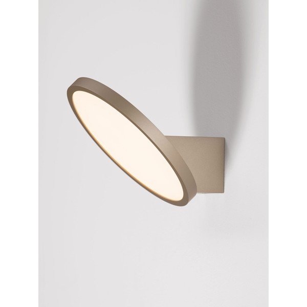 Aplică de perete auriu mat LED cu intensitate reglabilă din aluminiu Vea – Nova Luce-image-3