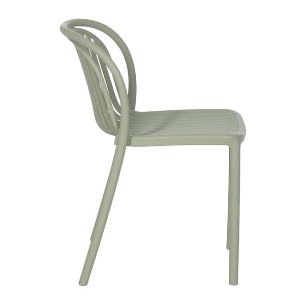 Scaun de dining verde din plastic Alia – Ixia-image-2