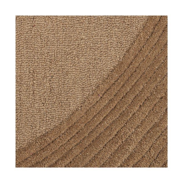 Covor în culoare naturală închisă țesut manual din lână 200x300 cm Pune – House Nordic-image-3