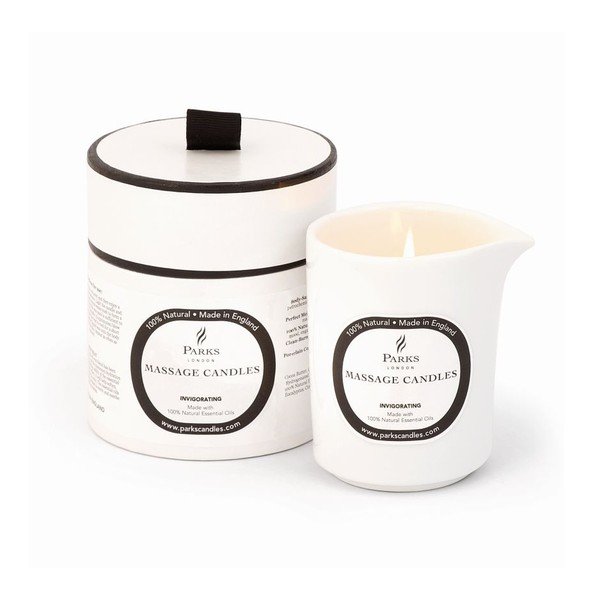 Lumânare pentru masaj Parks Candles London Euphoric, aromă de mandarine și rozmarin, 50 de ore de ardere
