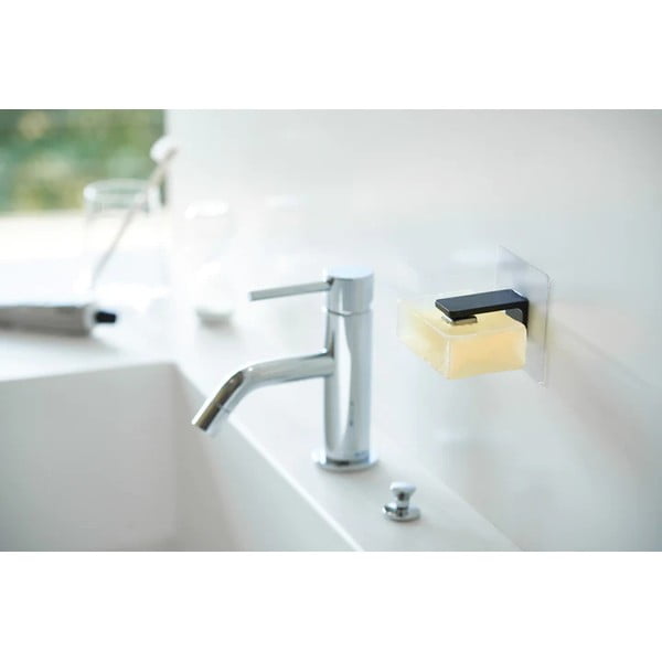 Săpunieră magnetică neagră autoadezivă din plastic Film Hook – YAMAZAKI-image-2