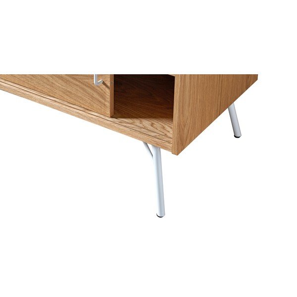 Măsuță TV cu picioare albe Woodman Ashburn-image-4