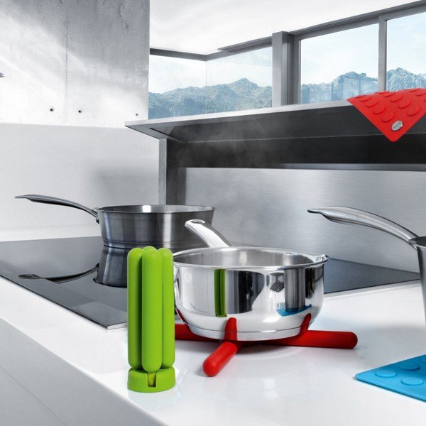 Suport pliabil pentru vase fierbinti Blomus Knik, verde-image-1