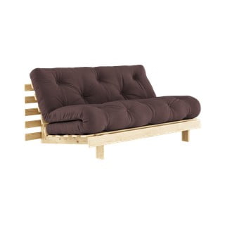 Canapea maro extensibilă 160 cm Roots - Karup Design
