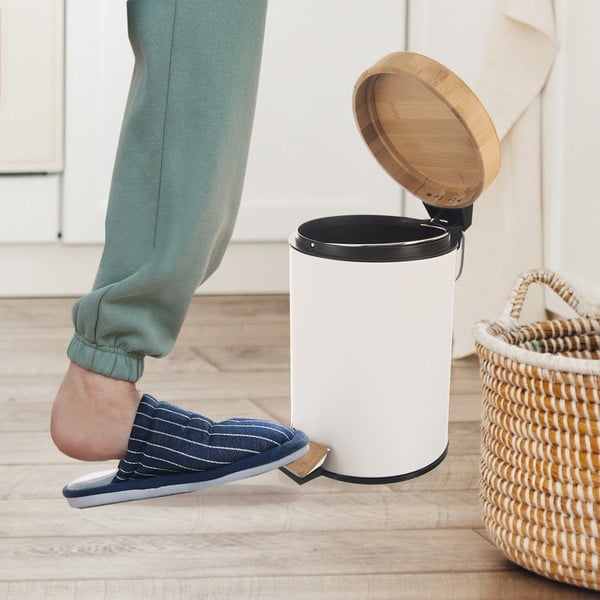 Coș de gunoi cu pedală din metal 3 l – Orion-image-1