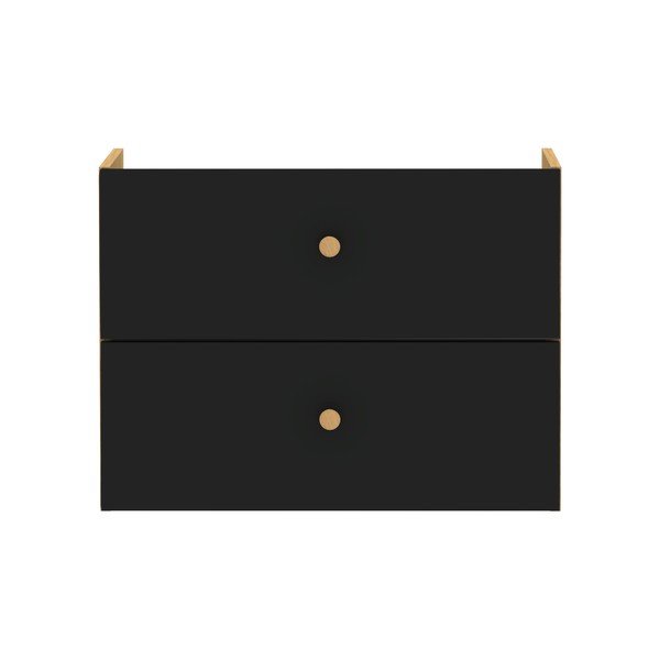 Modul cu sertare pentru sistem de rafturi modulare negru 43x33 cm Z Cube - Tenzo-image-2