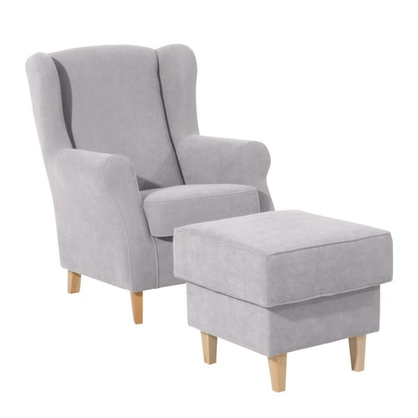 Taburet Max Winzer Lorris, gri deschis-image-2