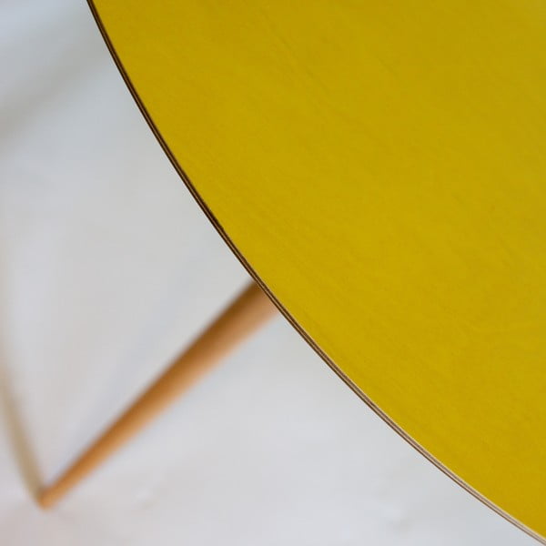 Masă living Ragaba Triad, galben-image-1