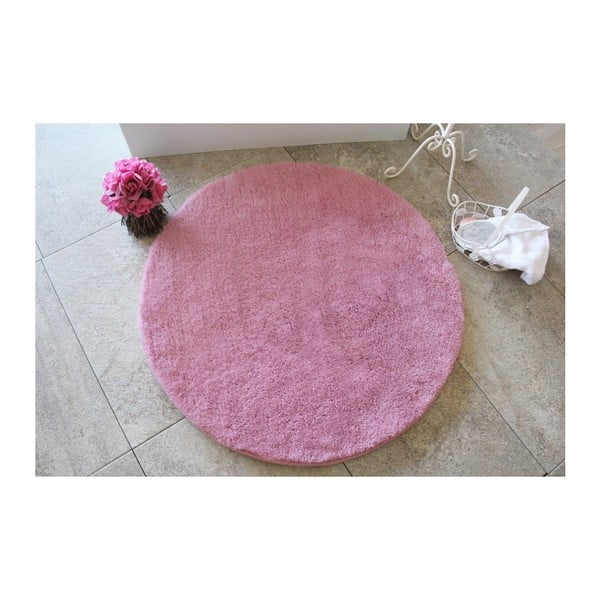 Covoraș baie Confetti Bathmats Colors of Pink, ⌀ 90 cm, roz