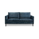 Canapea albastră   din catifea 153 cm Adagio - Scandic