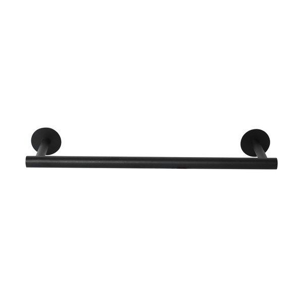 Suport pentru prosoape negru mat autoadeziv din metal Fixeo – douceur d'intérieur