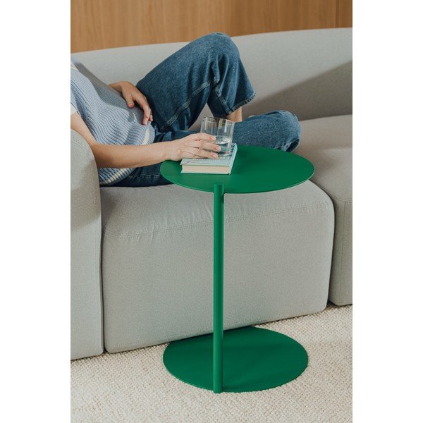 Măsuță auxiliară rotundă din oțel 41x40 cm Ande – noo.ma-image-3