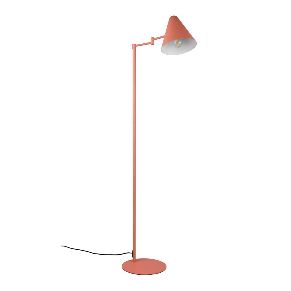 Lampadar portocaliu cu structură flexibilă (înălțime 126,5 cm) Cosima – Trio