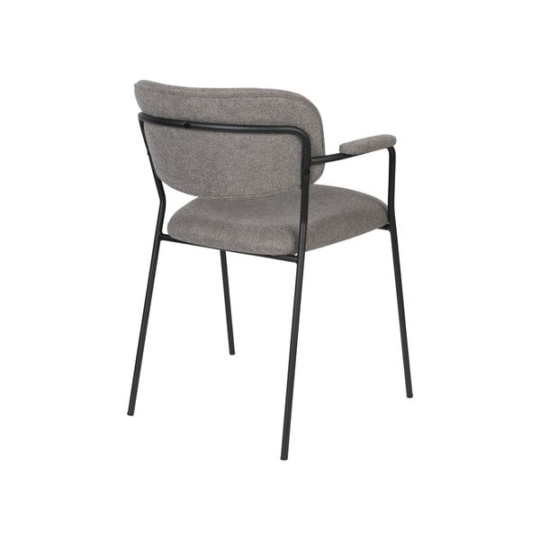 Scaune de dining gri-deschis 2 buc. Jolien – White Label-image-4