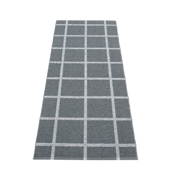 Covor tip traversă pentru interior și exterior gri antracit 70x225 cm Ada Granit – Pappelina