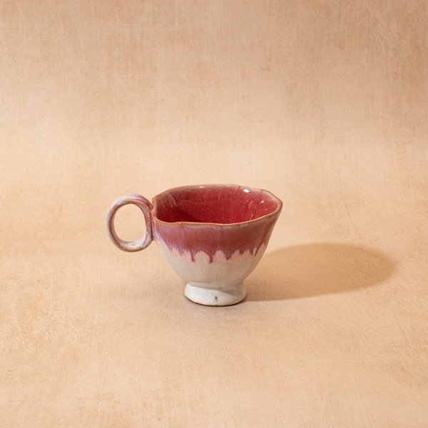Ceașcă roz/crem din ceramică Colette – Sass & Belle-image-4