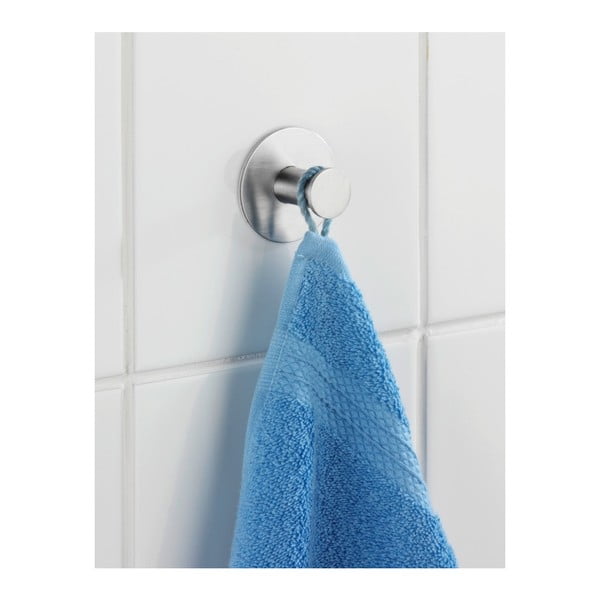 Cârlig autoadeziv pentru perete Wenko Celano, argintiu-image-1