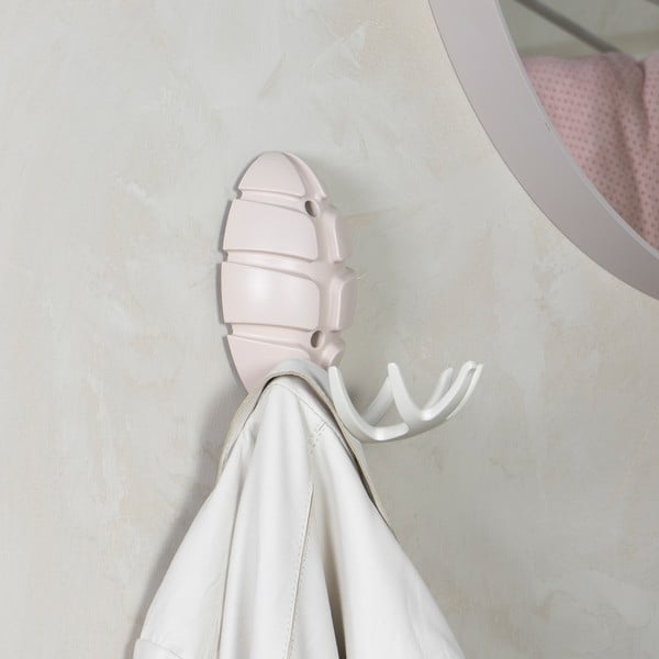 Cârlig bej de montat pe perete din plastic Bug – Spinder Design-image-1