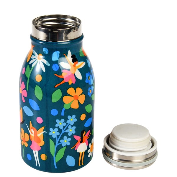 Sticlă pentru copii albastră din oțel inoxidabil 250 ml Fairies in the Garden – Rex London-image-1