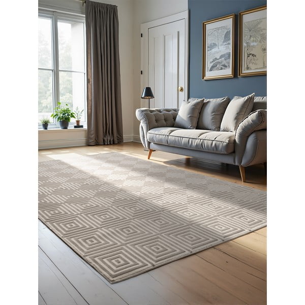 Covor bej/crem 120x170 cm Perles Tourmaline – Elle Decoration-image-1