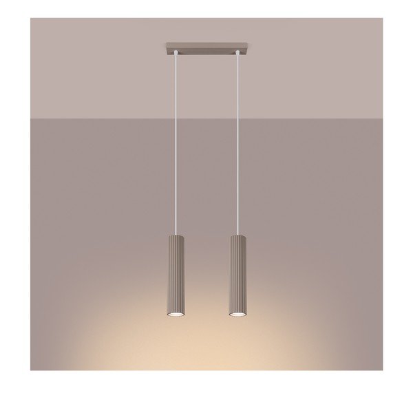 Lustră taupe din metal Gleam – Sollux-image-1