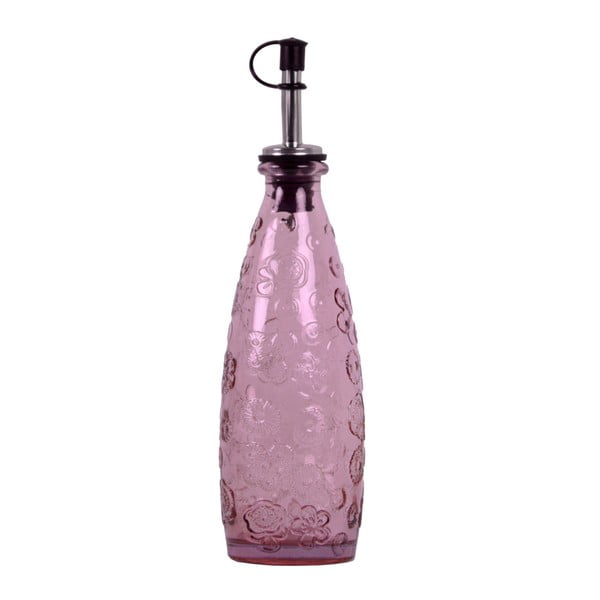 Sticlă cu picurător Ego Dekor Flora, roz