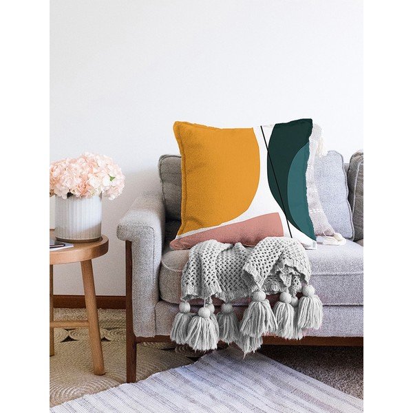 Față de pernă din amestec de bumbac Minimalist Cushion Covers Artistry, 55 x 55 cm-image-2