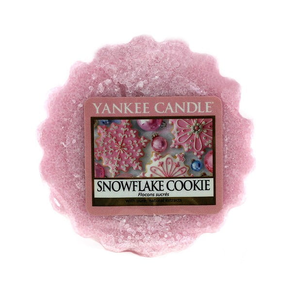 Ceară parfumată pentru lămpi aromaterapie Yankee Candle Snowflake Cookie, durată aromă până la 8 ore