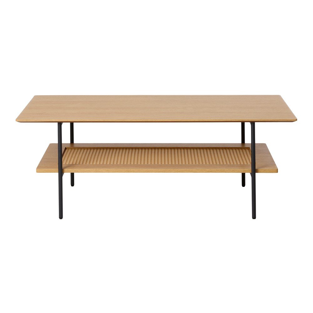 Măsuță de cafea în culoare naturală cu aspect de lemn de stejar 55x110 cm Pensacola – Unique Furniture